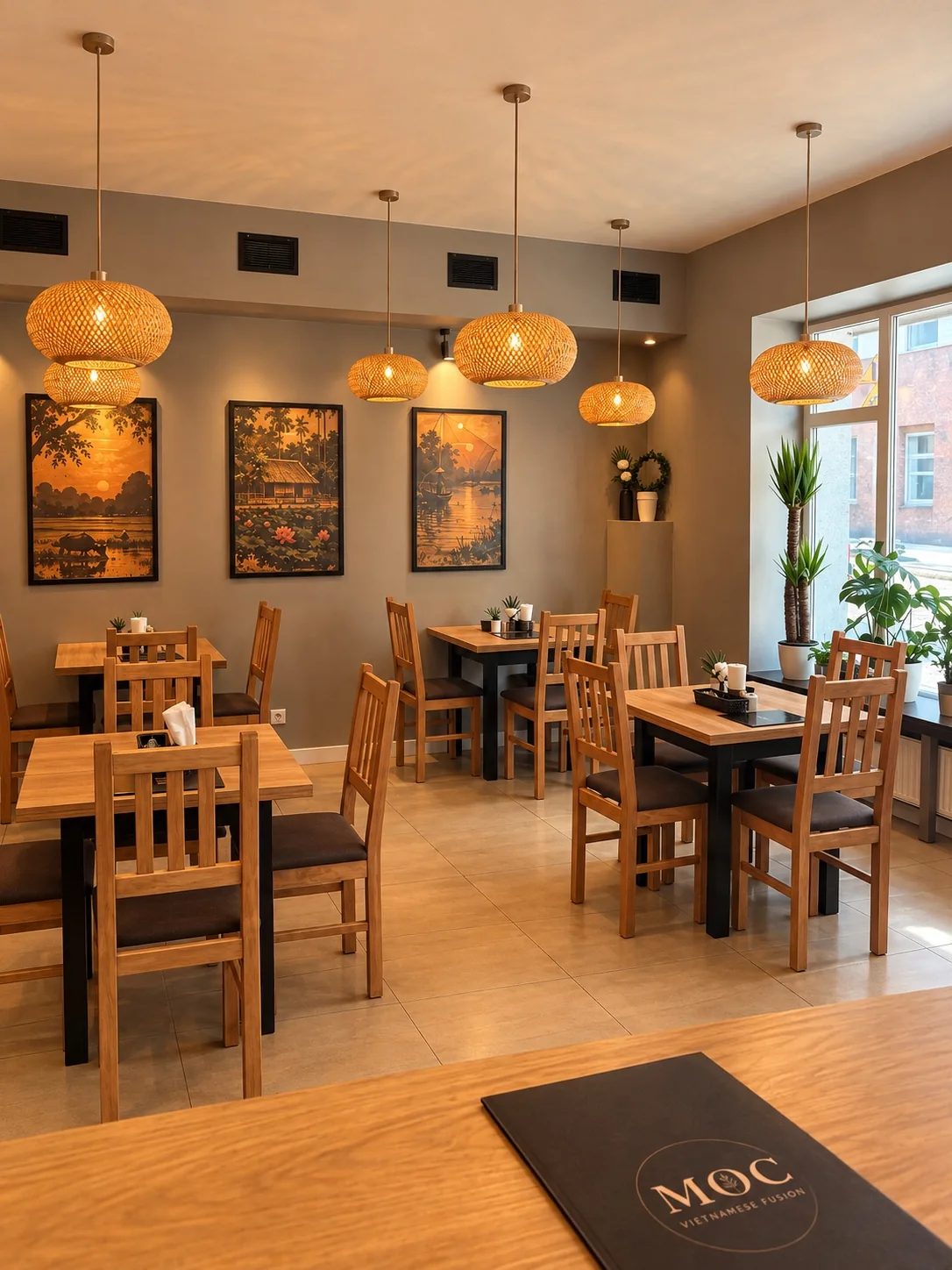 Sala restauracji MOC